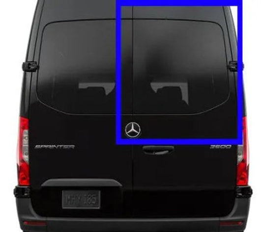 VWD Mercedes Sprinter Van Fixed Window 2019+ Passenger Side Rear Cargo Door