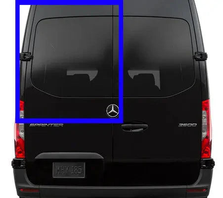 VWD Mercedes Sprinter Van Fixed Window 2019+ Driver Side Rear Cargo Door